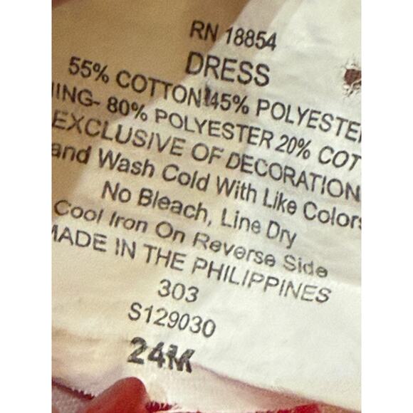 Rare Editions Whale Dress 24 Months Pink Gingham Seersucker Summer Baby Outfit - Picture 6 of 8